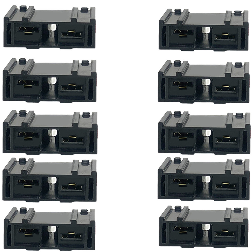 Kit 10 Porta Fusível Lâmina MAXI com fio 4 mm²