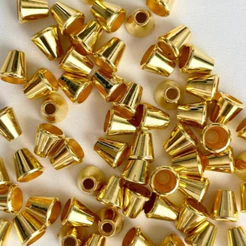 Ponteira ABS Dourada Kit - a Partir de 50 Unidades Sininho Para Biquini e Pé de Caixa Dourado