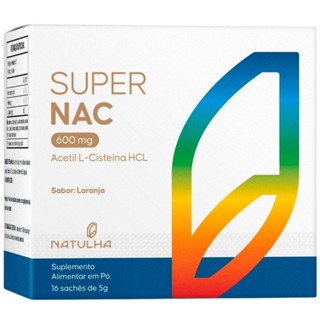 Super NAC (Acetilcisteina HCL) 600mg  16 sachês - Natulha em Oferta na Shopee