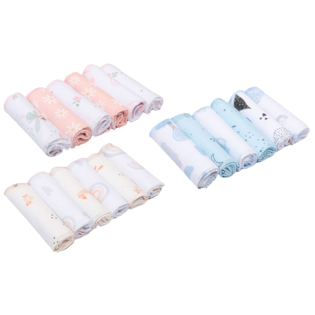 Paninho De Boca Papi Soft Estampado 28Cm X 28Cm Com 06 Unidades