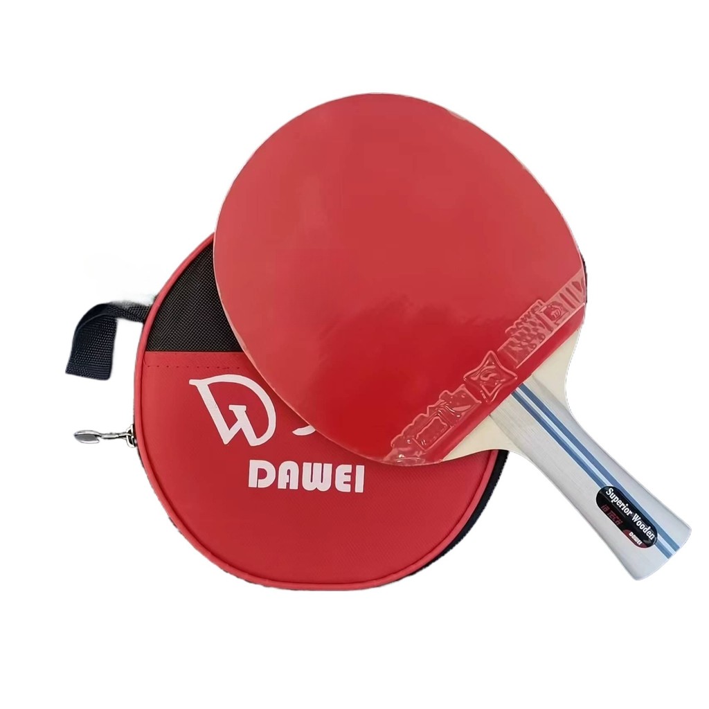 Raquete 2 estrelas Dawei  Aprovada pela ITTF clássica FL