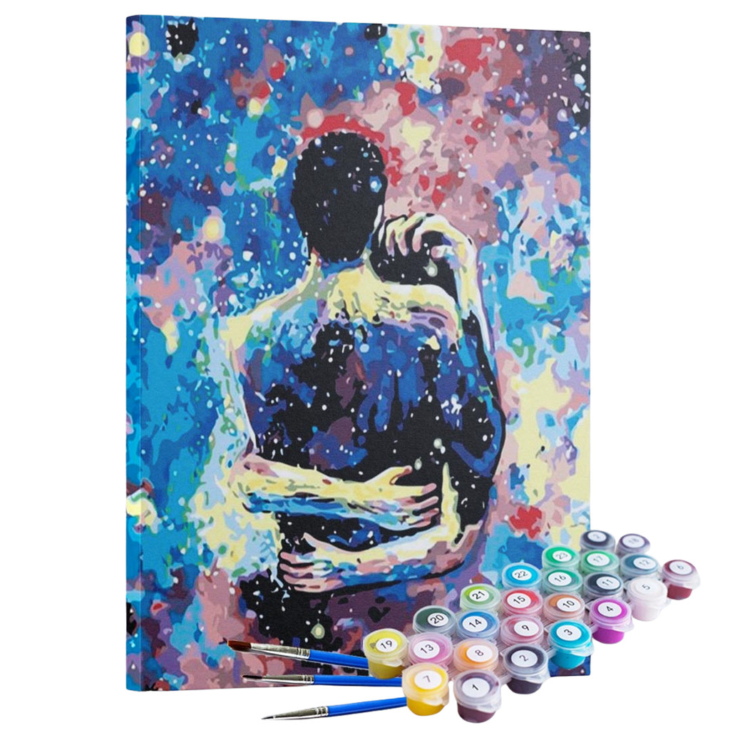 Kit Pintura Terapêutica - O Calor de um Abraço