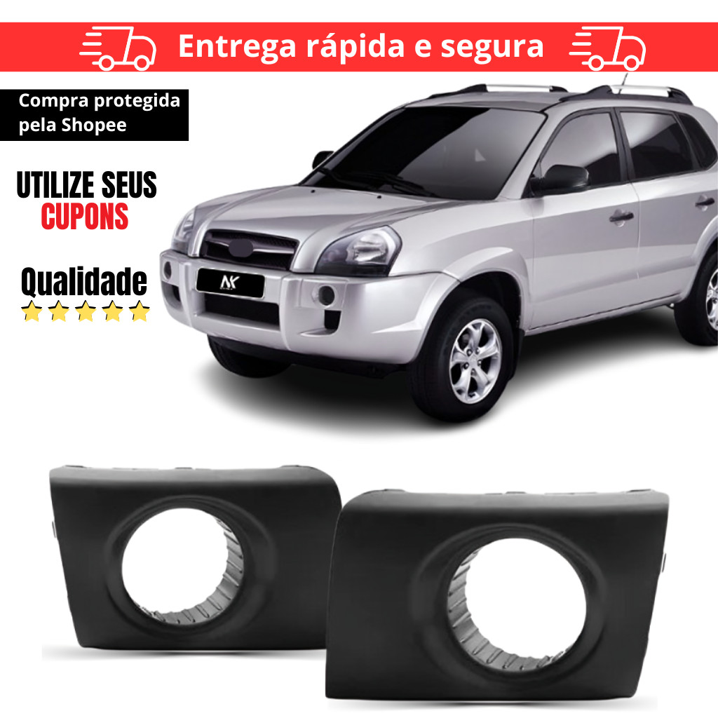 Par/Un Grade Tela Milha Dianteiro Tucson 2005 2006 2007 2008 2009 2010 2011 2012 2013 2014 2015 2016 em Oferta na Shopee