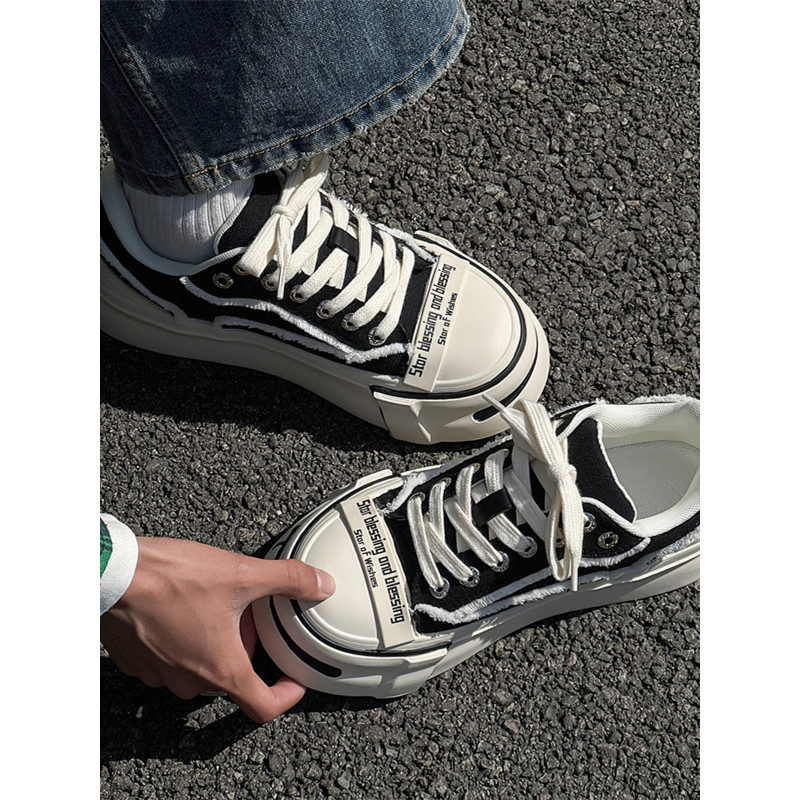Nicho Design sapatos masculinos respirável sapatos de lona flor rolo sapatos mendigo sapatos de sola grossa masculino fe