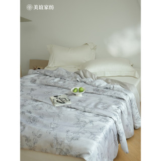 Pastoral impresso Super macio Tencel verão fresco colcha máquina lavável lavável gelo seda verão colcha nu dormir acolch