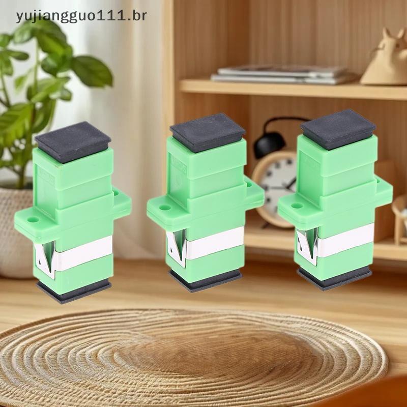 # Novo 10/20/30 Pcs Acoplador Simples De Fibra Óptica Conector SCAPC SM Adaptador Ferramentas De Flange De Modo Único .