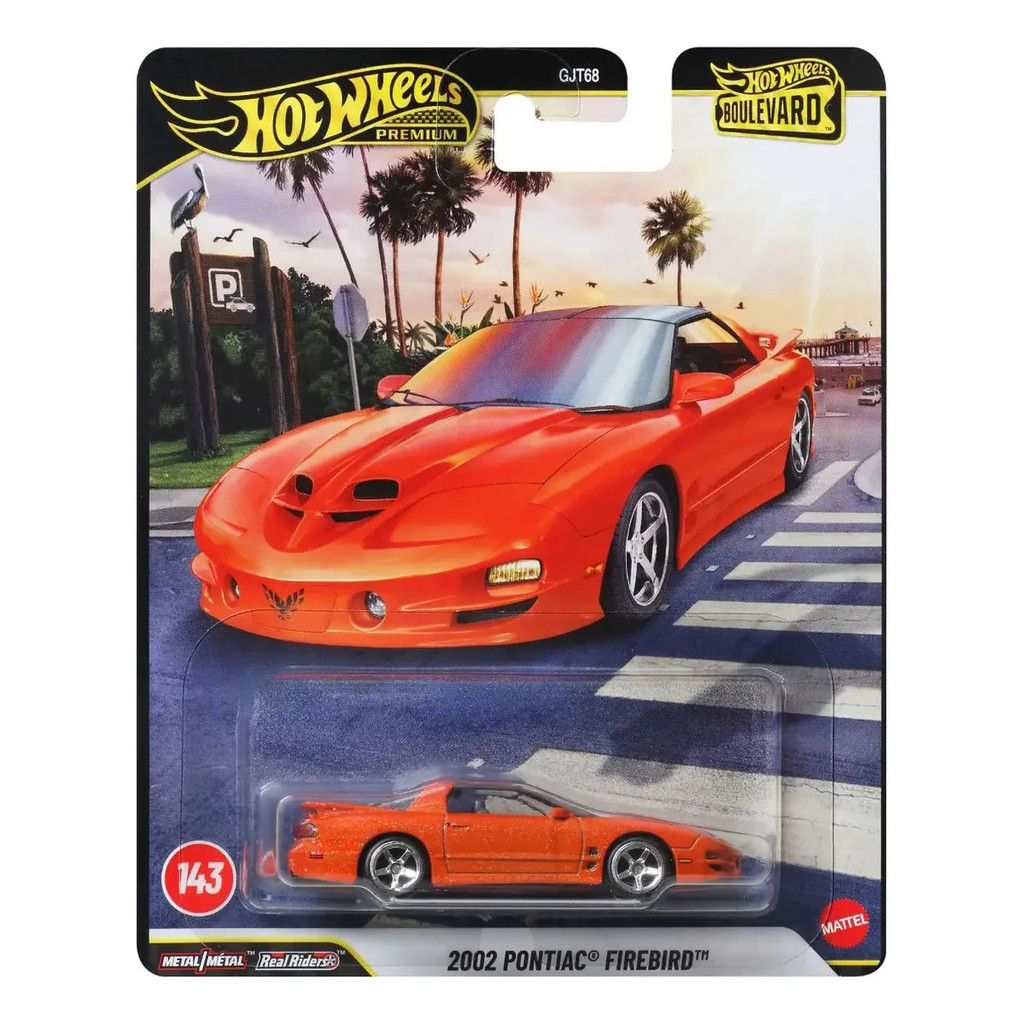 Carrinho Hot Wheels Premium Boulevard 2002 Pontiac Firebird