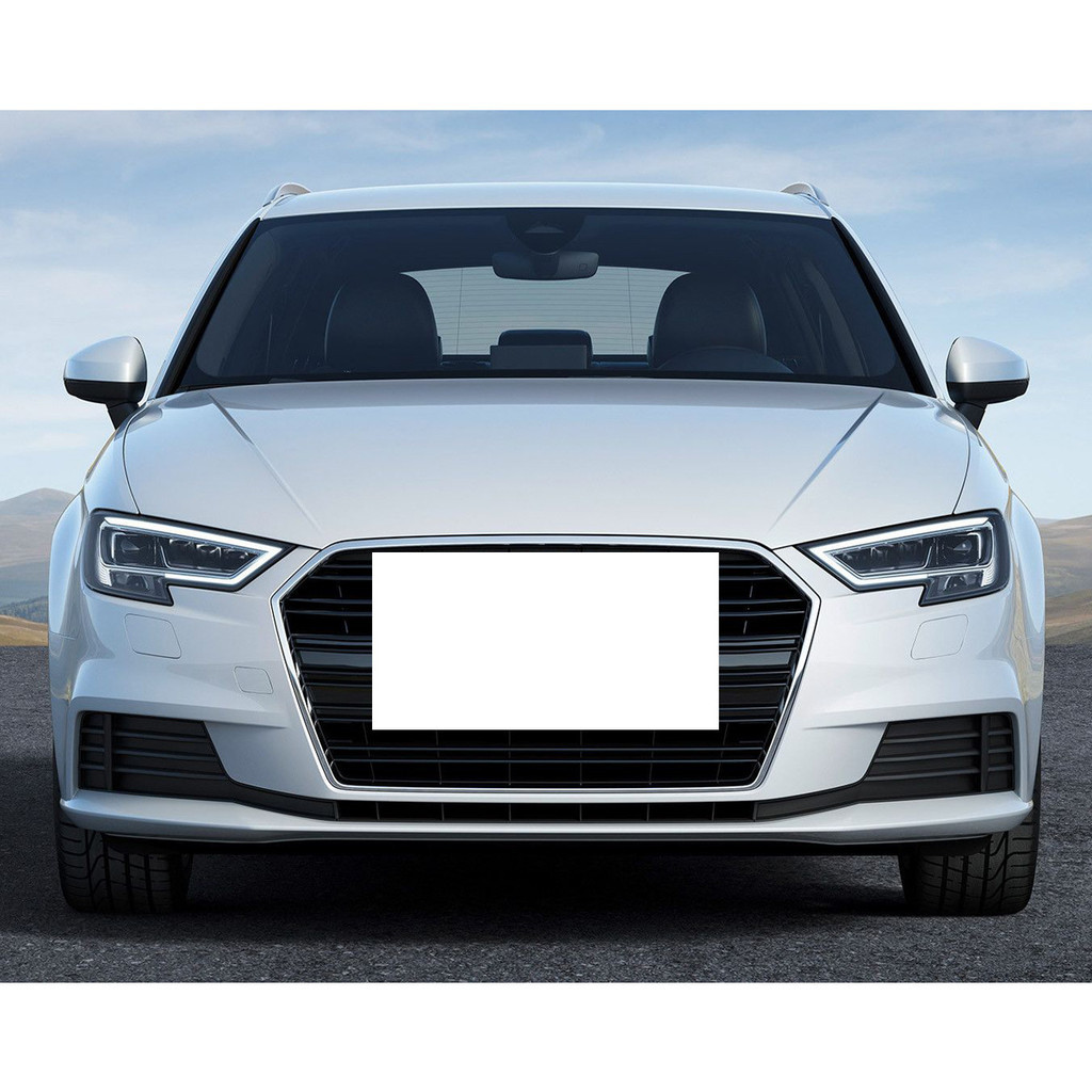 Adequado para 16-18 estilo europeu Audi A3RS3 modificado favo de mel malha malha brilhante preto pára-choques grade alta