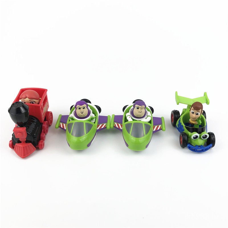 Brinquedo Mattel Toy Story: Mini Trem Espacial, Buzz Lightyear, Woody, Jessie, Bonecos e Carrinhos de Brinquedo