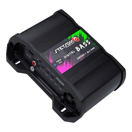 Módulo Stetsom Db 500 Digital Bass 2 Ohms Amplificador Grave E Subgrave De 5hz 250hz Entrada Rca E Fio 1 Canal 515w Rms — imagem 2 de 2