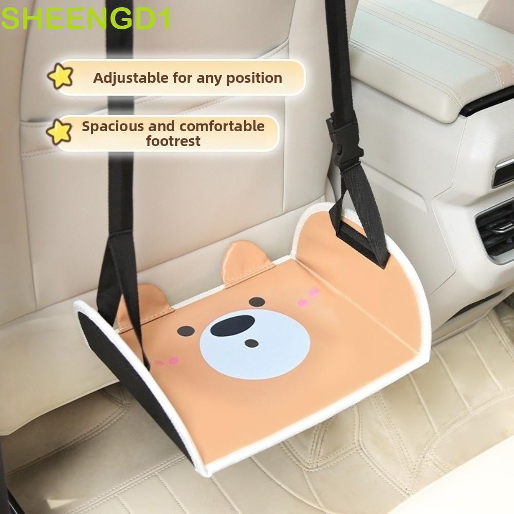 SHEENGD1 Rede Para Pés De Carro Infantil , Design Ajustável , Descanso No Banco Traseiro , Ajuste Universal