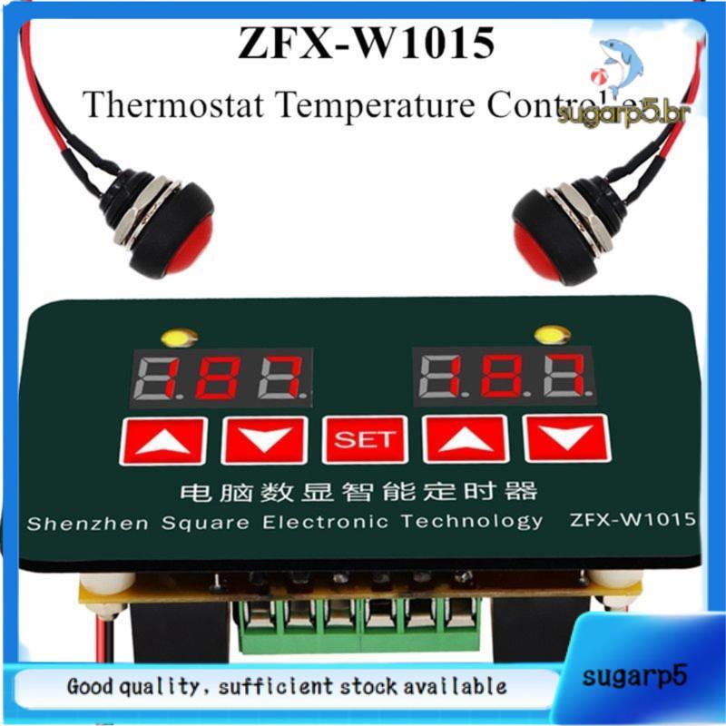 Microcomputador Display Digital Temporizador Inteligente ZFX-W1015 Termostato Eletrônico Ajustável Controlador De Temper
