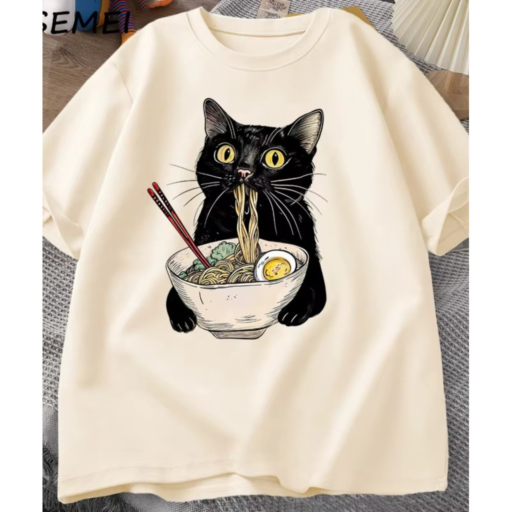 Camiseta Oversized Estampada 100% Algodão Casual Confortável Tendência Fashion
