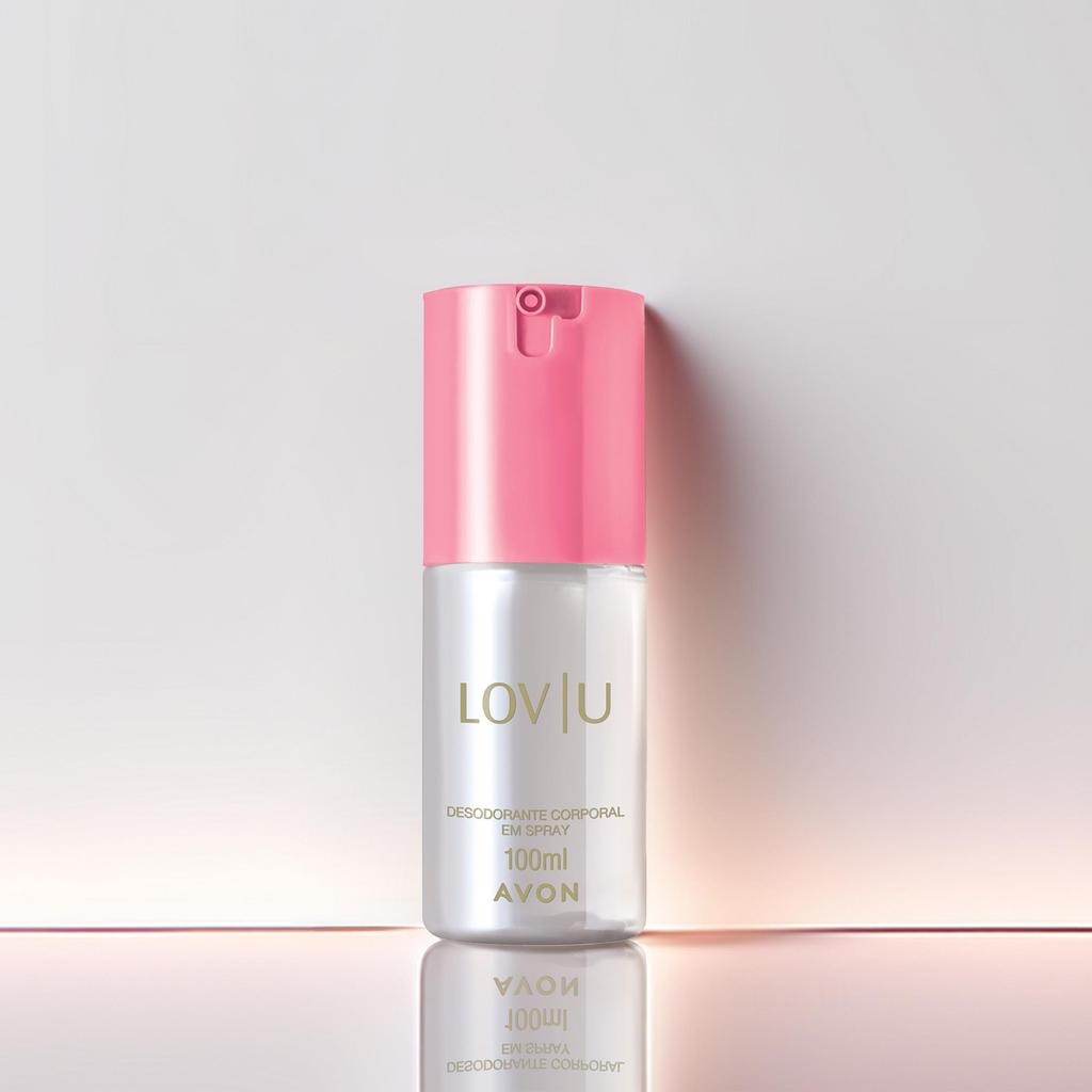 Desodorante Corporal em Spray Avon LOV|U 100ml
