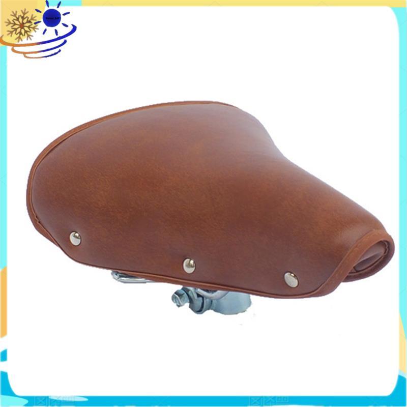 [Le's Shop] Selim De Bicicleta Retrô De Couro Macio , Feminino , Masculino , Para Vintage , Feito À Mão , Cidade , Commu