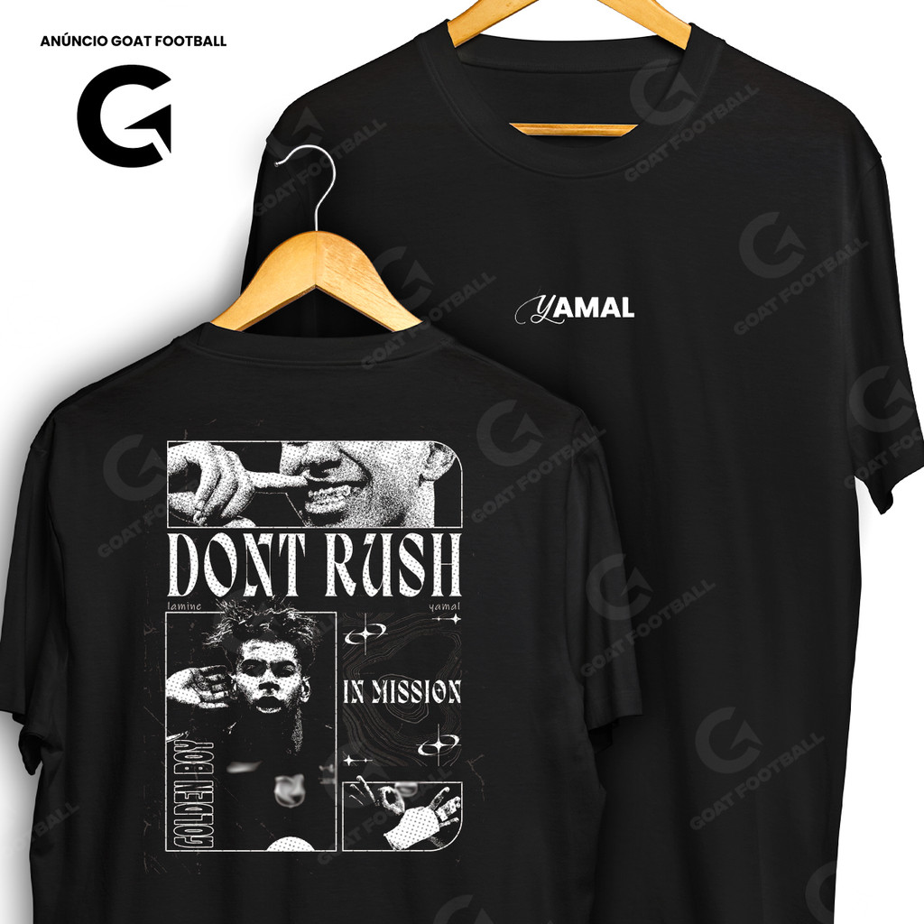 Camiseta Lamine Yamal Golden Boy Barce Futebol Espanha Blusa Camisa 100% Algodão