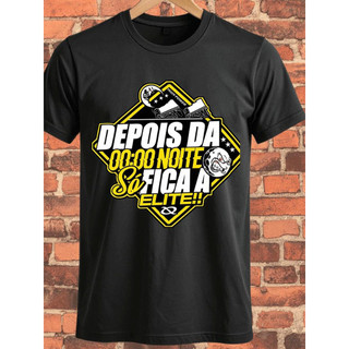 Camiseta Masculina Depois Da Meia Noite - Camisa Streetwear Unissex 100% Algodão Plus Size