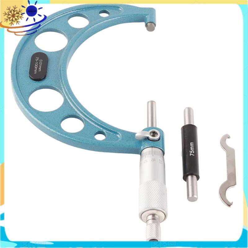 [Le's Shop] Paquímetro Vernier 75-100mm 0.01mm Medidor Externo Ferramenta De Medição De Espessura Do Micrômetro