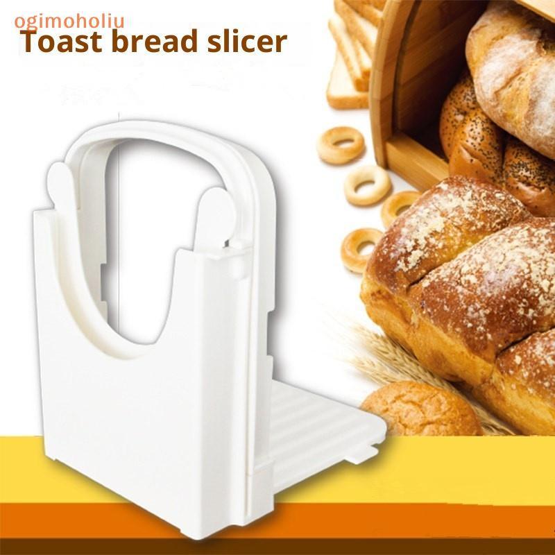 [GMH] Fatiador De Pão Ajustável , Máquina De Fatiar Torrado , Ferramentas Guia De Corte De Plástico Dobrável Para Caseir