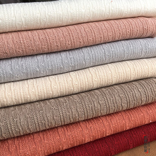 Roupas de boneca DIY fazendo roupas de boneca tecido malha lã estiramento tecido Jacquard 50*65cm