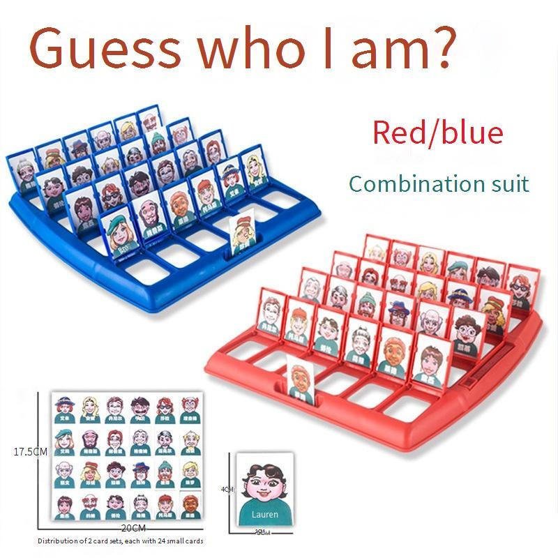 Guess Who I Am Board Games for the Family, Original for Children, Guessing Set, Fun Games