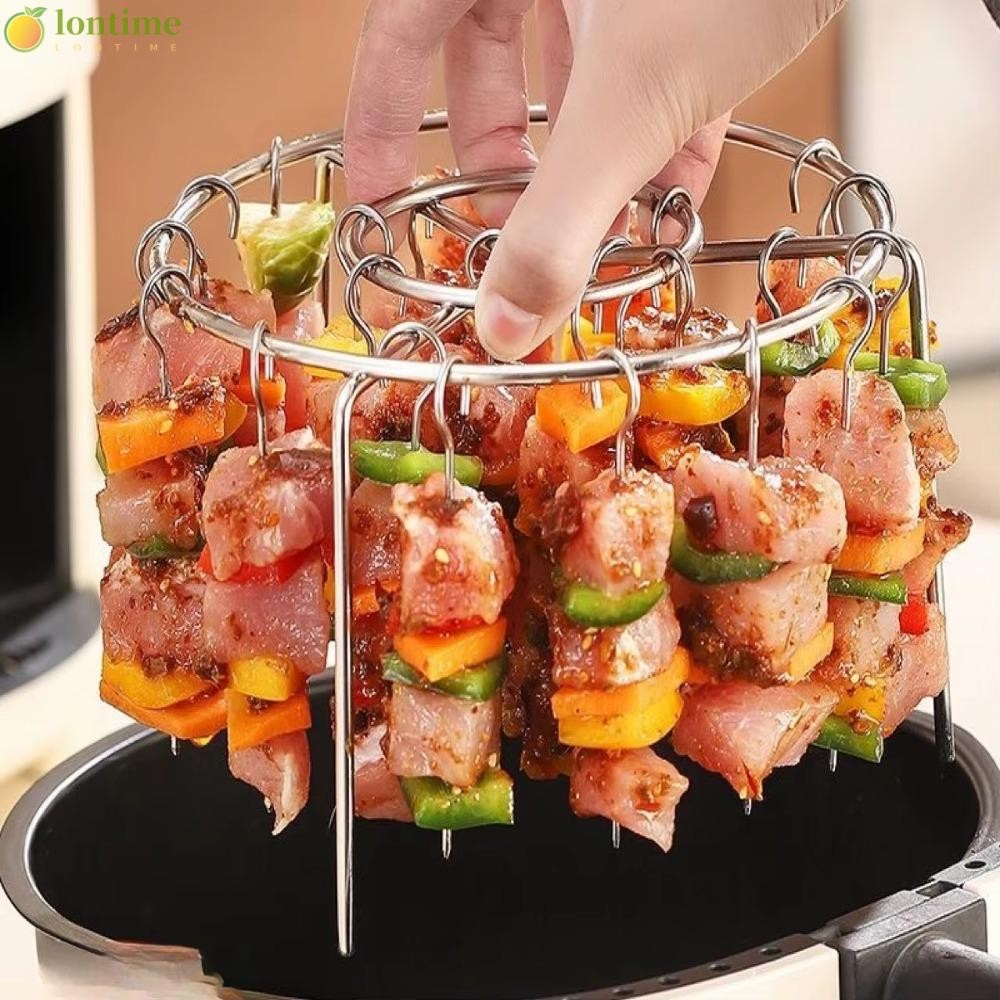 Rack De Grelha Vertical LONTIME , Suporte De Espeto Removível Para De Corda De Churrasco 12/24