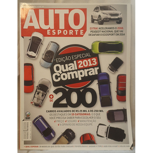 Revista Auto Esporte nº577 - Especial Qual Comprar 2013
