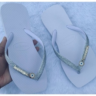 Chinelo de Glitter Sandália com Brilhantes Strass Feminina Pronto Envio em Oferta na Shopee