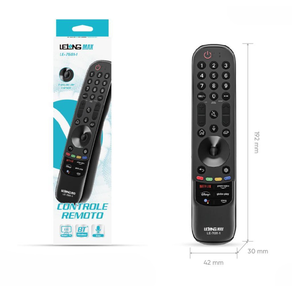 Controle Smart Magic Compatível com LG Mr22ga Mr23ga Mr24ga Modelo Akb76039903 com Voz em Oferta na Shopee