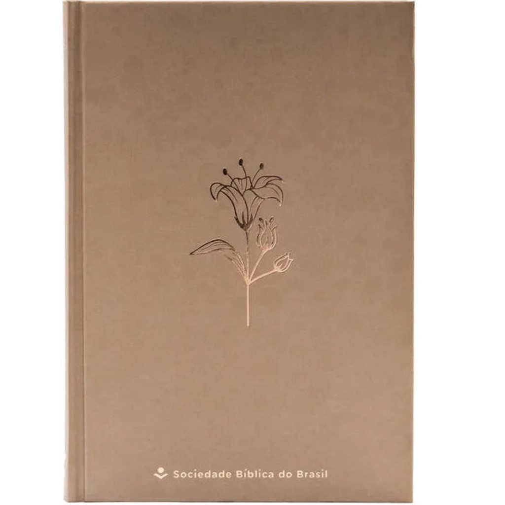 Bíblia Sagrada | NTLH | Capa Dura | Floral Mocha Mousse em Oferta na Shopee