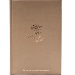 Bíblia Sagrada | NTLH | Capa Dura | Floral Mocha Mousse