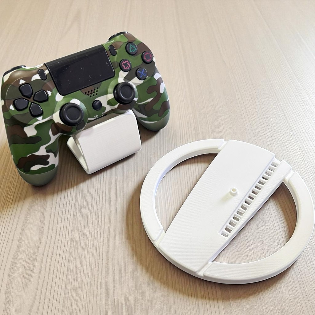 Kit Suporte Mesa Base Vertical Playstation 5 Ps5 Slim + Sup Controle - detalhe