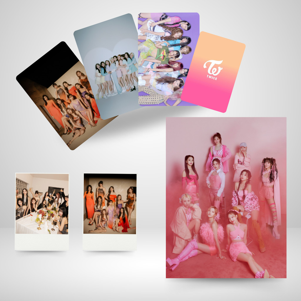 KIT TWICE Photocard Foto Mini retro Kpop