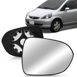 Lente Espelho Retrovisor Fit 2004 2005 2006 2007