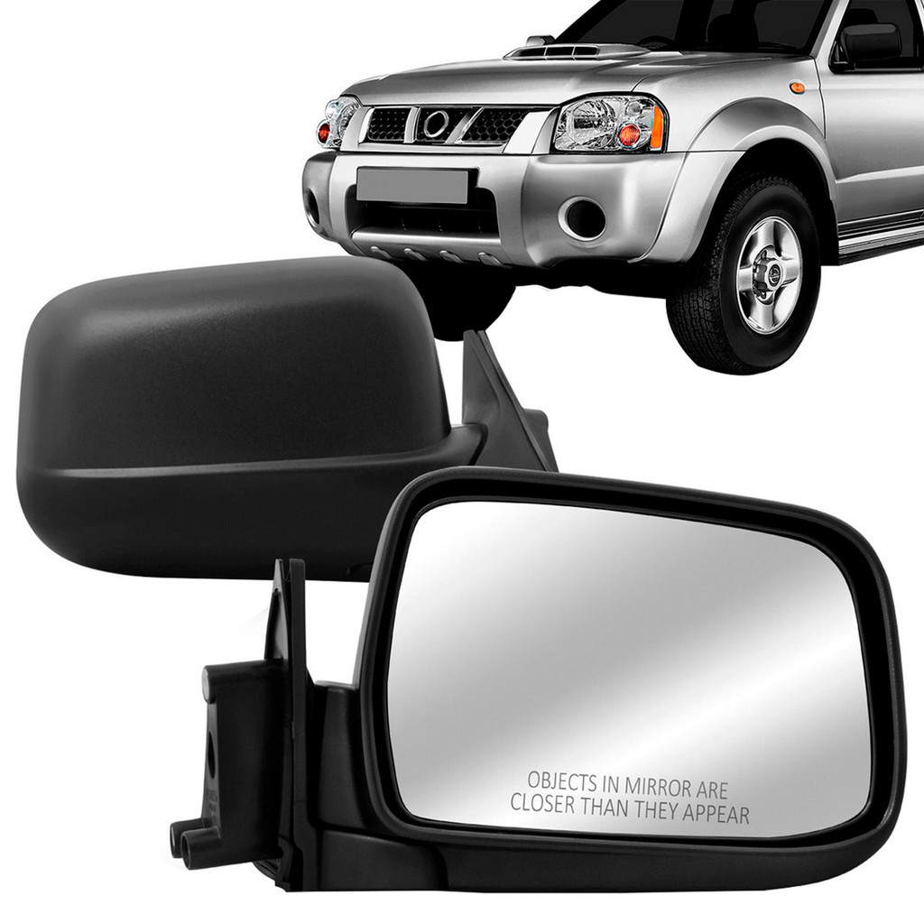 Retrovisor Externo Frontier 98 99 2000 2001 2002 2003 2004 Manual Preto