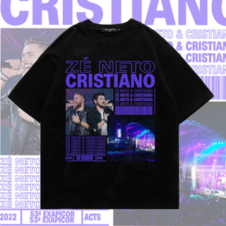 Camiseta T-shirt Unissex Algodão Zé Neto E Cristiano em Oferta na Shopee