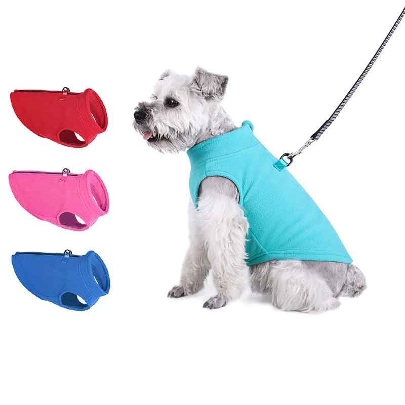Roupas de Cão em Fleece Macio para o Inverno, Vestuário Quente para Filhotes, Roupas para Bulldog Francês, Pug, Poodle,