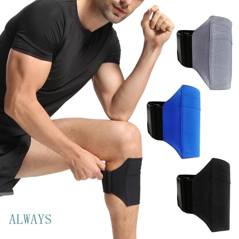 ALW Sports Phone Leg Banda Armazenamento Bolsa Carteira Telefone Perna Para Cartão Chave