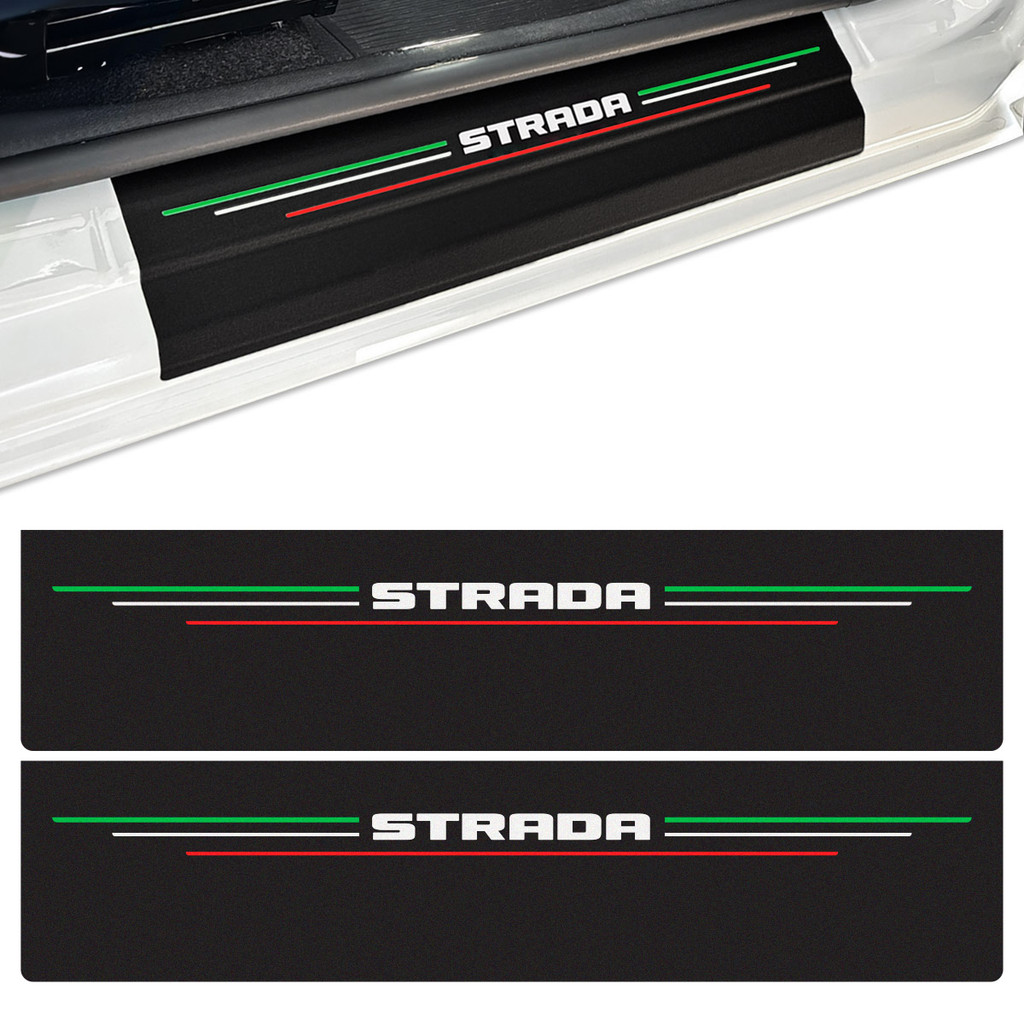 Soleira Porta Para Fiat Strada 2025 2P 4P Preto Texturizado em Oferta na Shopee