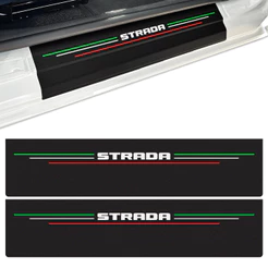 Soleira Porta Para Fiat Strada 2025 2P 4P Preto Texturizado