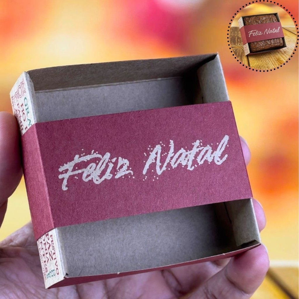 50 CAIXA BROWNIE NATAL - 5655 KRAFT NATAL 2025 IDEIA