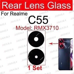 Para OPPO Realme C55 Lente De Vidro Da Câmera Traseira Com Cola Substituição Reparação em Oferta na Shopee