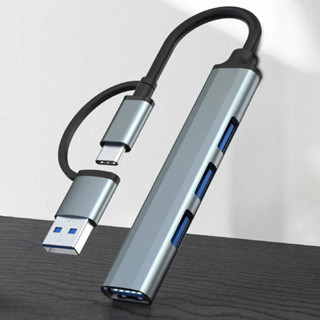 Hub 4 Portas Tipo C x USB P/ Emulador Ff Computador Celular Notebook em Oferta na Shopee