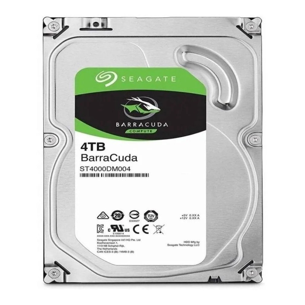 HD SATA 4TB 3.5 Seagate BarraCuda 5400RPM 256MB