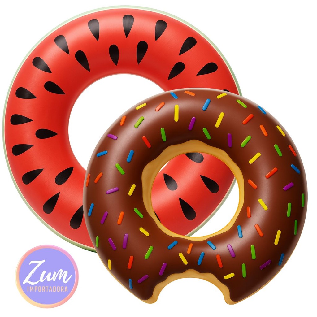 Boia Redonda Melancia Inflável Diversos Tamanhos Piscina Verão em Oferta na Shopee