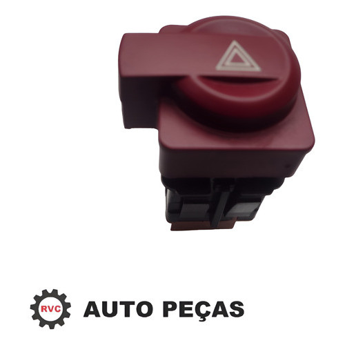 Botão Do Pisca Alerta Do Citroen C4 Pallas 2007 2008 09 10  Preto