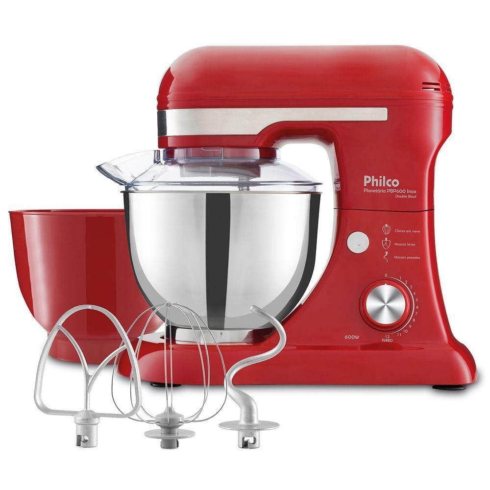 Batedeira Planetária Philco Turbo Inox 600W 110V