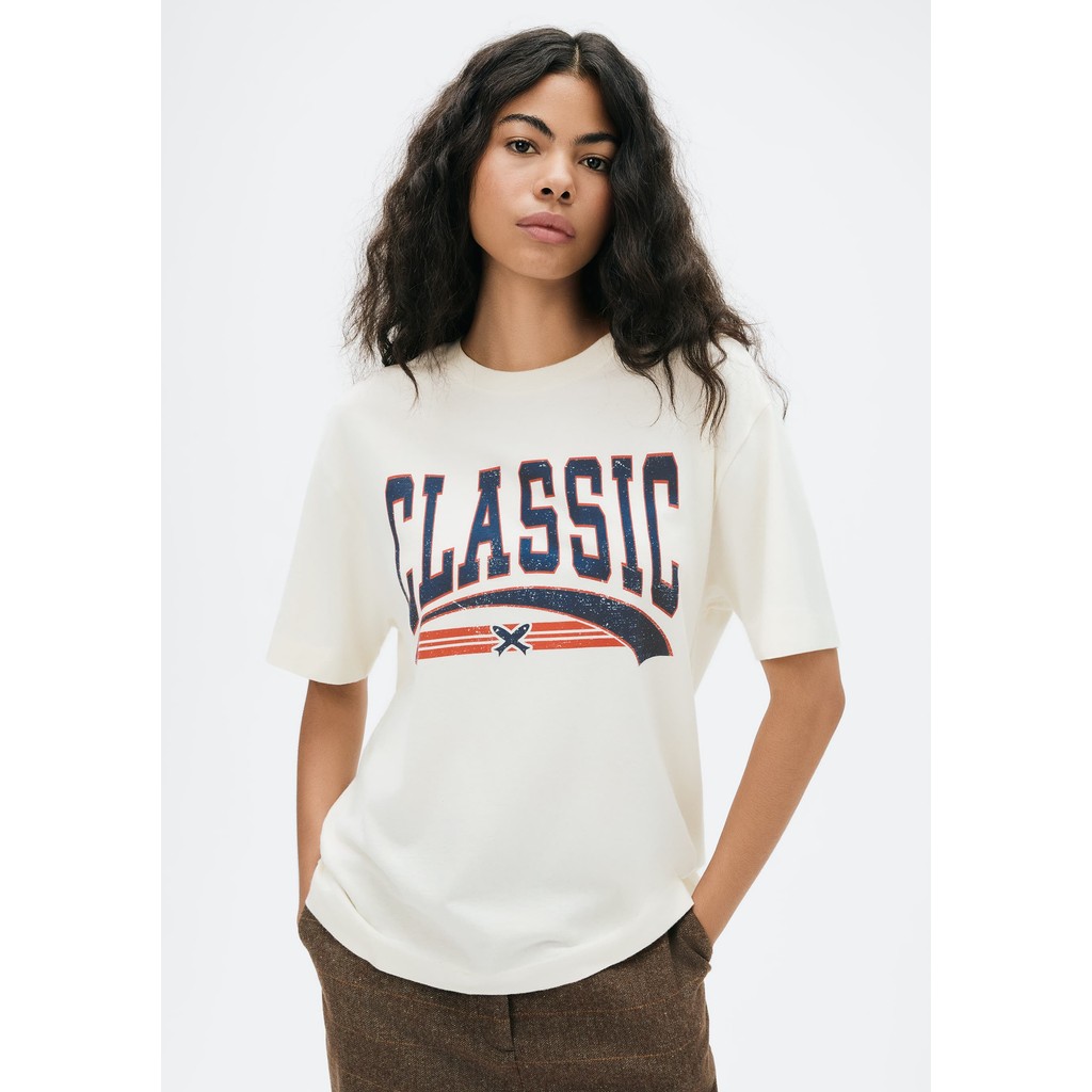 Camiseta Feminina Manga Curta Oversized em Oferta na Shopee