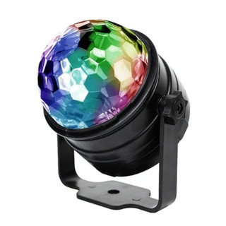 Projetor LED Mini Globo Jogo de Luz Giratorio Festa Led Rgb | Aniversario Balada Bar Kara…