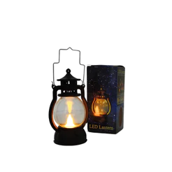 Kit 6, 12 ou 20 Lampião LED Retrô 12cm Luminária Vintage para Festa, Casamento e Decoração
